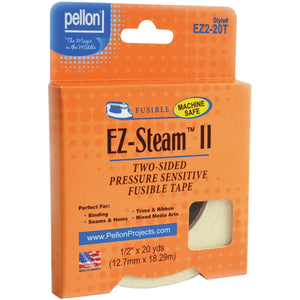 Pellon EZ Steam II 1/2"X20 Yards Tape-White