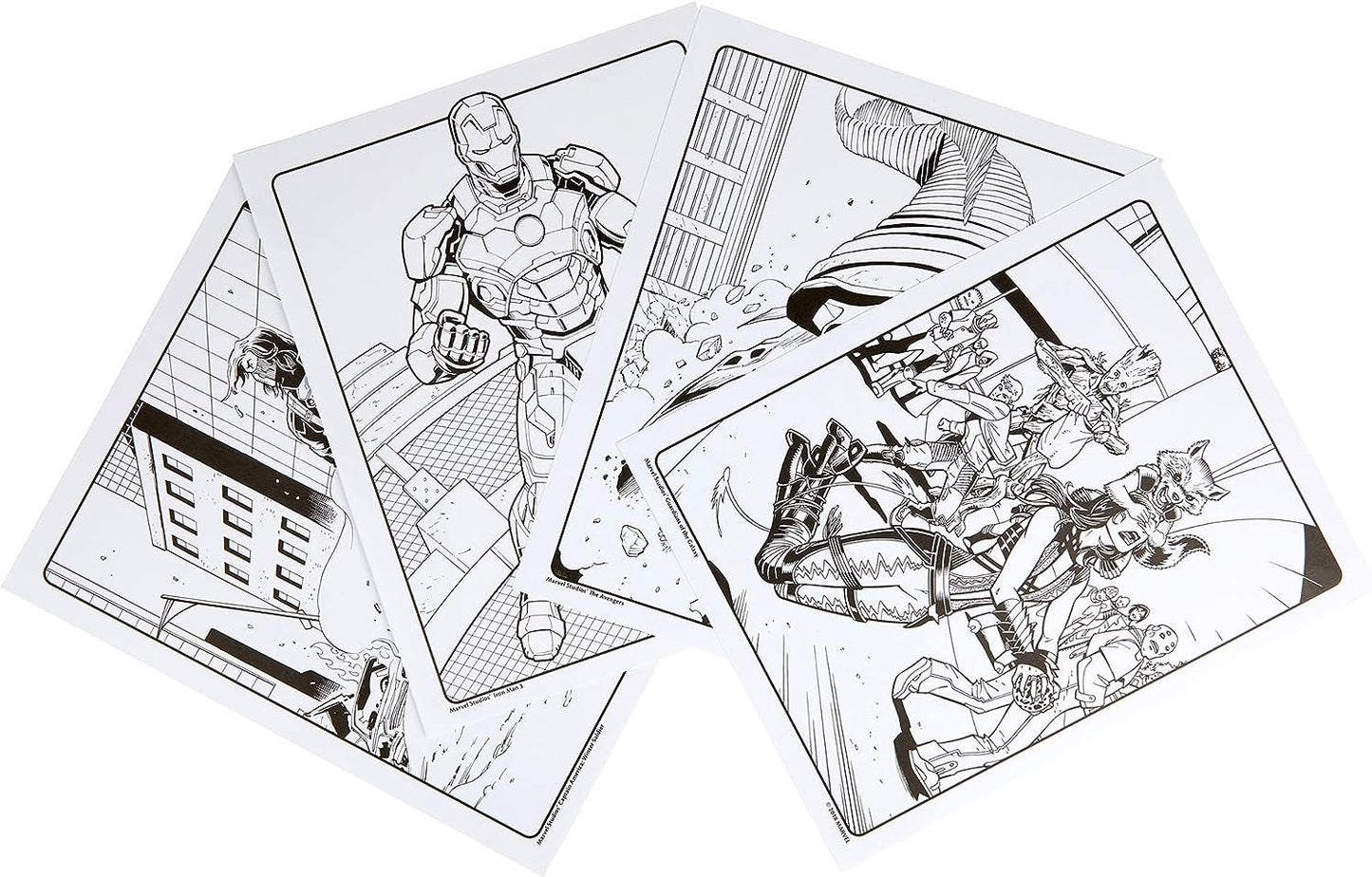 Crayola Marvel Avengers Endgame Coloring Pages, (Model: 40489)