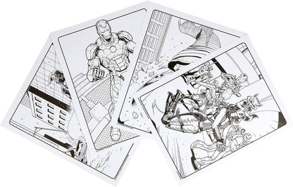 Crayola Marvel Avengers Endgame Coloring Pages, (Model: 40489)