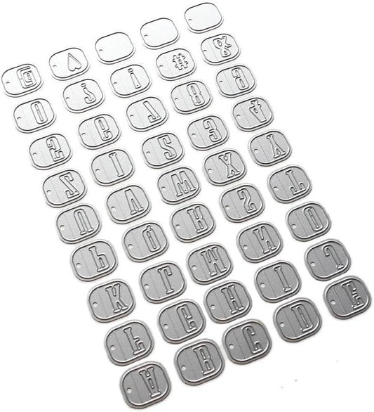 Elizabeth Craft Metal Die-Alphabet Tabs -EC1986