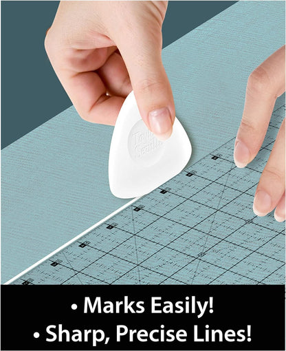 Tailor Seville Magic Ultra Premium Tailor's Chalk with Sharpening Carry Case - White