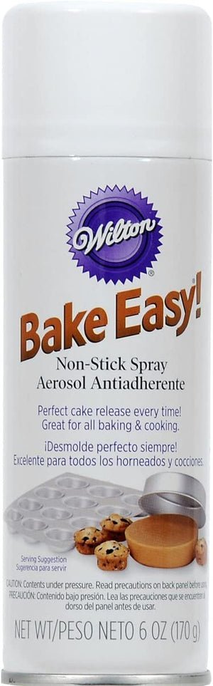 Wilton Bake Easy Non-Stick Spray-6 Ounces (3-Pack)