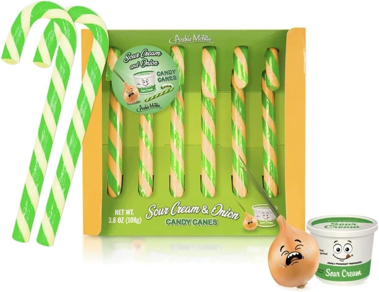 Mcphee Archie Sour Cream & Onion Candy Canes