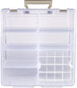 ArtBin Satchel DBLDP TRANSLUCNT, 15.25"X14"X6.25" Translucent