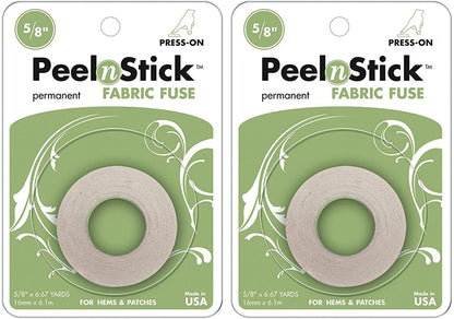 3346 Peel'n Stick Fabric Fuse Tape-5/8"X20 Feet (2-Pack)