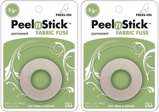 3346 Peel'n Stick Fabric Fuse Tape-5/8"X20 Feet (2-Pack)