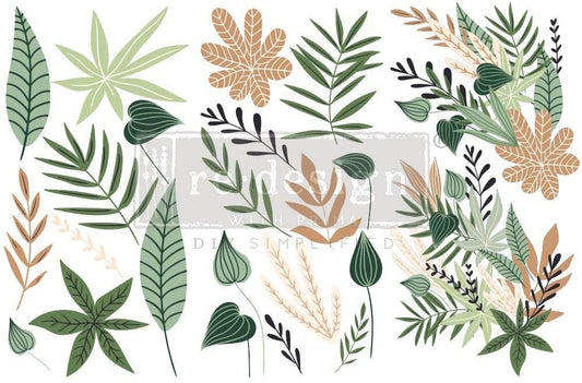 Re-Design TRANSFERS 6X12 3/PKG, Greenery House