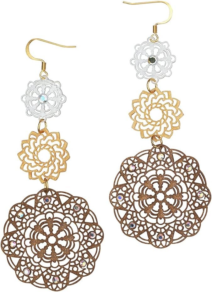 Liquid Sculpey Liquid Polymer Oven-Bake Clay, Glam Metallic Sampler Pack, Three 1 oz. bottles included, Rose Gold, Peacock Pearl and Bronze, Great for jewelry, DIY, mixed media and more!