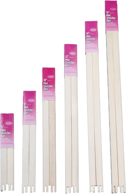 Frank A. Edmunds Mini Stretcher Bar Set, Assorted Sizes