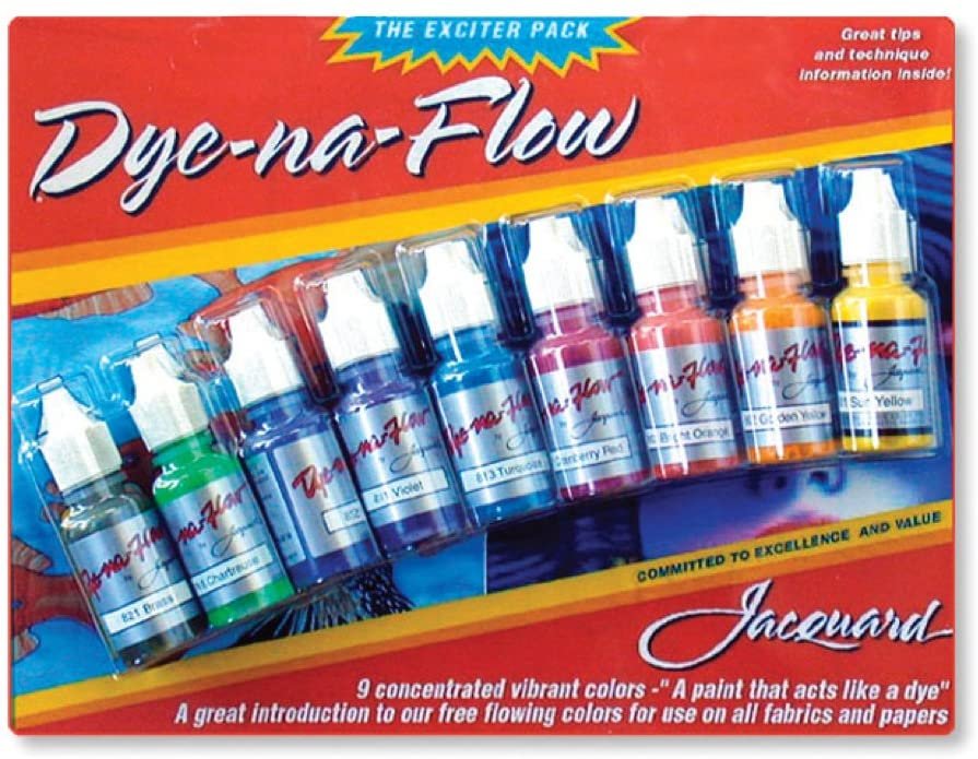 Jacquard Dye-Na-Flow Exciter Pack 9 Colors