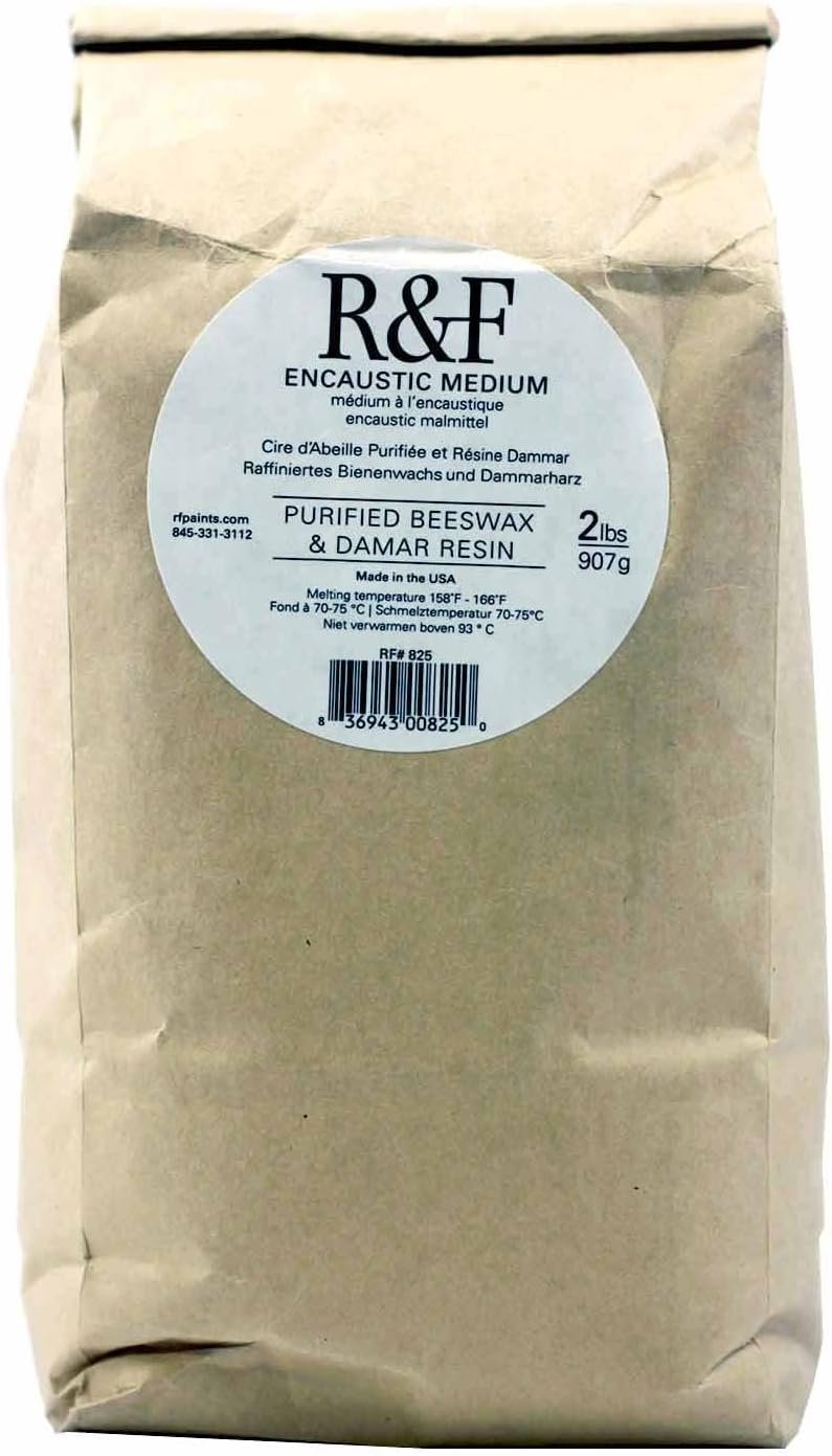 R&F Handmade Paints 2-Pound Encaustic Bagged Pellets, Medium (825)