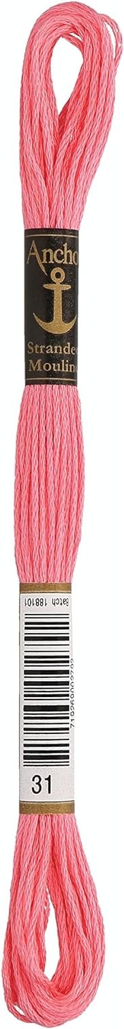 Anchor Six Strand Embroidery Floss 8.75 Yards-Jade Light 12 per Box