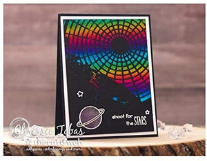 Deco Foil, 5 Transfer Sheets, 6" x 12", Rainbow