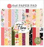 Echo Park Paper Company Flora No.5 6x6 Paper Pad, Multicolor