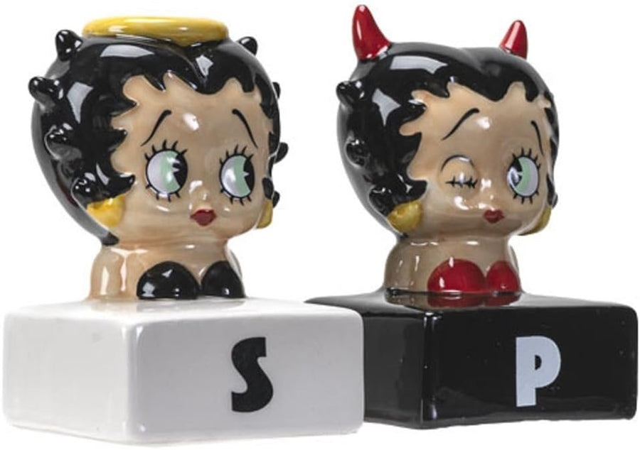 Pacific Giftware Betty Boop Angel & Devil Salt and Pepper Shakers Set of 2