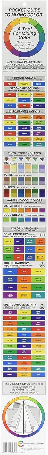 Cox Pocket Guide to Mixing Color, 3"X5"