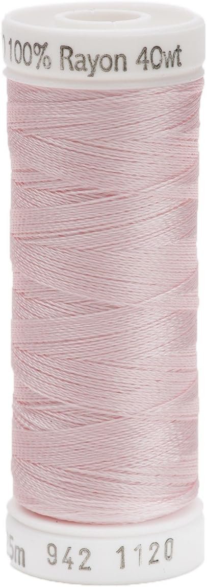 Sulky 942-1120 Rayon Thread for Sewing, 250-Yard, Pale Pink
