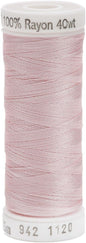 Sulky 942-1120 Rayon Thread for Sewing, 250-Yard, Pale Pink