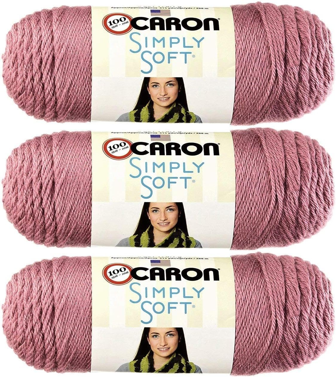 Caron Simply Soft Yarn Solids (3-Pack) Plum Wine H97003-9722