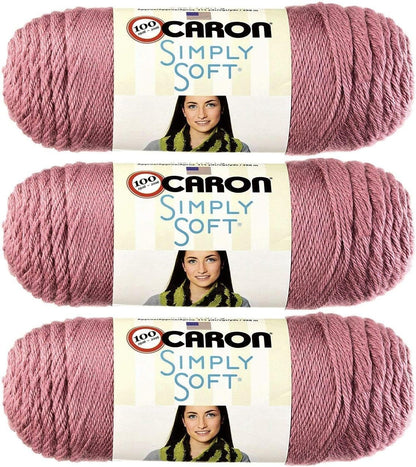 Caron Simply Soft Yarn Solids (3-Pack) Plum Wine H97003-9722