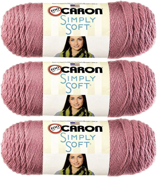 Caron Simply Soft Yarn Solids (3-Pack) Plum Wine H97003-9722