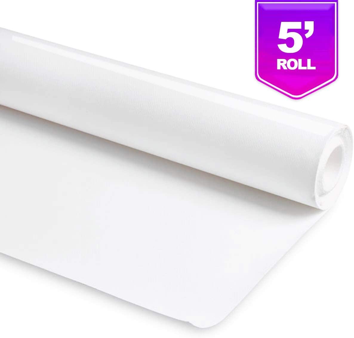Pixiss Alcohol Ink Paper Roll - Heavy Weight Alcohol Ink Watercolor Paper 24 Inches by 5 Feet (610x1524mm), 300gsm, Extra Smooth, for Watercolor, Alcohol Ink