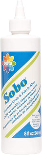 Plaid Delta 108 Sobo Premium Craft and Fabric Glue, 8-Ounce