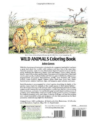 Wild Animals Coloring Book (Dover Animal Coloring Books)