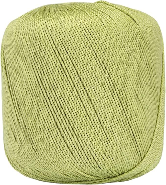 Aunt Lydia Fashion Lime Crochet - 3 Pack of 150y/137m - Cotton - Gauge 3 - Crochet