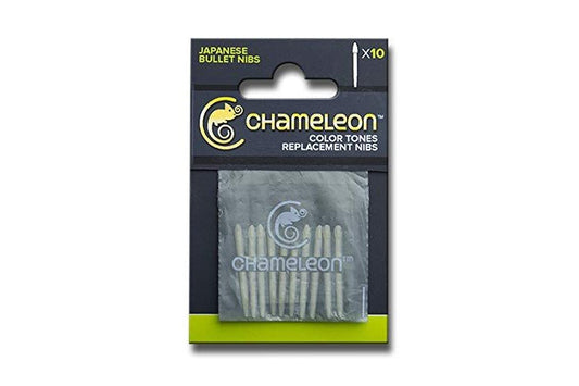 Chameleon Art Products, Replacement Mixing Nibs, Japanese Nibs - 10-Pack