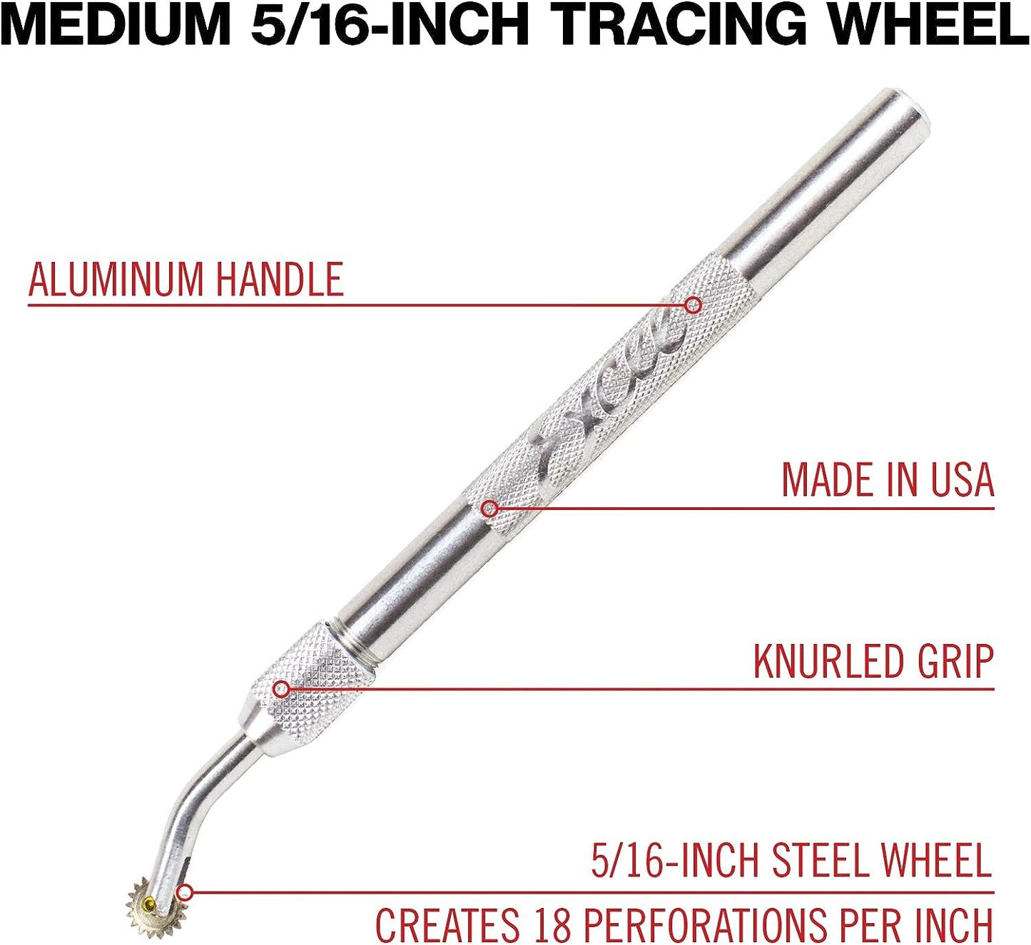 Excel Pounce Wheel, 1/4-Inch