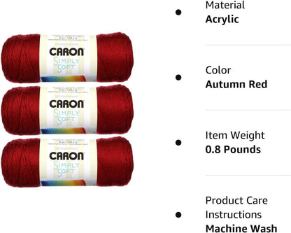 Caron Simply Soft Yarn 3-Packs