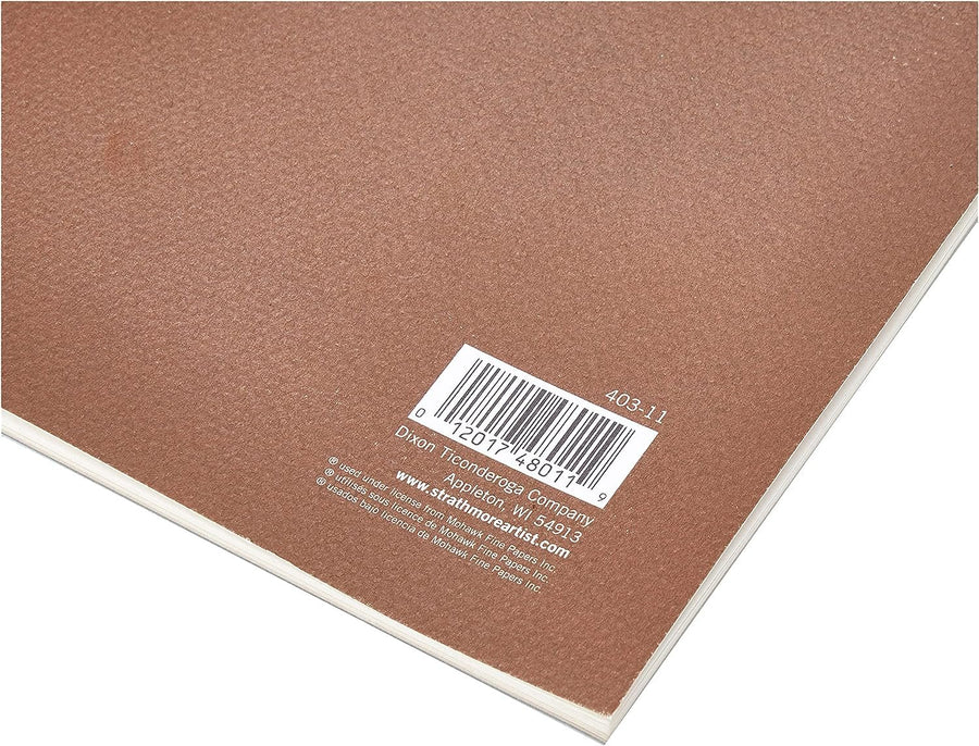 Strathmore 400 Series Pastel Pad, Assorted Colors, 11"x14" Glue Bound, 24 Sheets