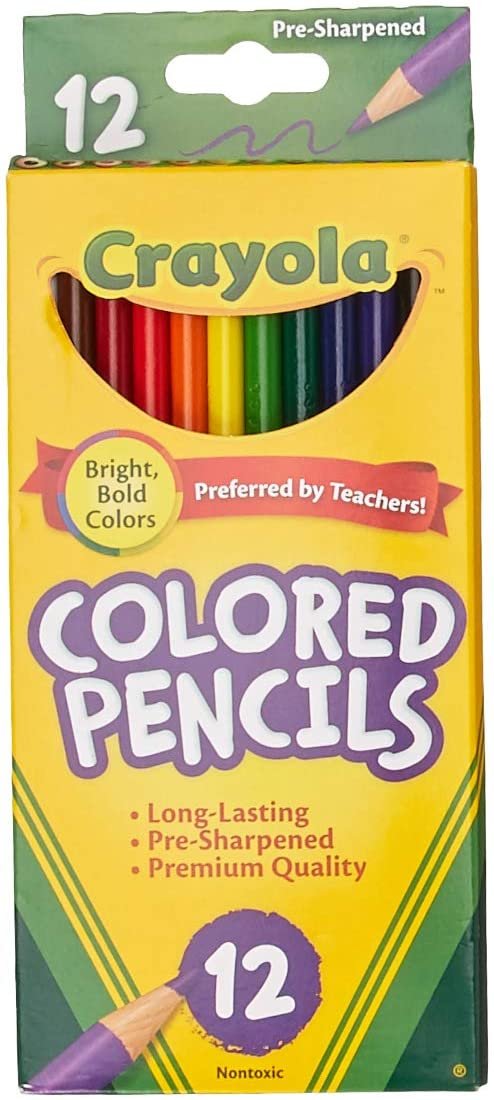 Crayola 68-4012 Colored Pencils, 12-Count, Pack of 2, Assorted Colors