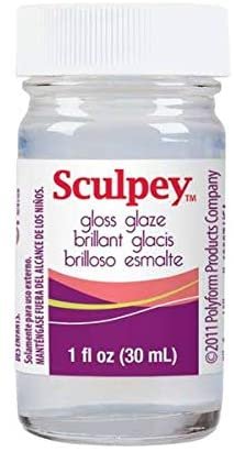 Polyform Sculpey Glaze, 1-Ounce, Glossy (2)