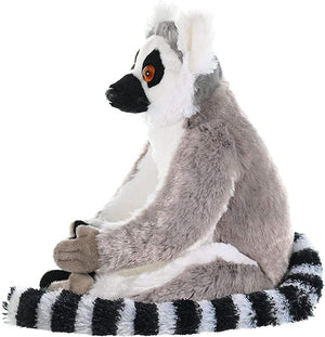 Wild Republic Ring Tailed Lemur Plush, Stuffed Animal, Plush Toy, Gifts for Kids, Cuddlekins 12 Inches