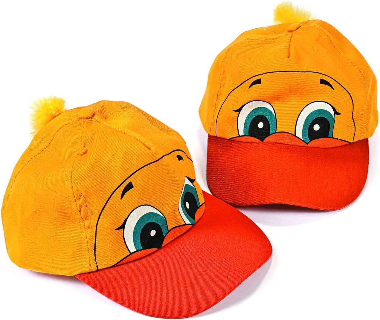 Fun Express - Luau Ducky Shaped Baseball Cap for Party - Apparel Accessories - Hats - Baseball Caps - Party - 1 Piece
