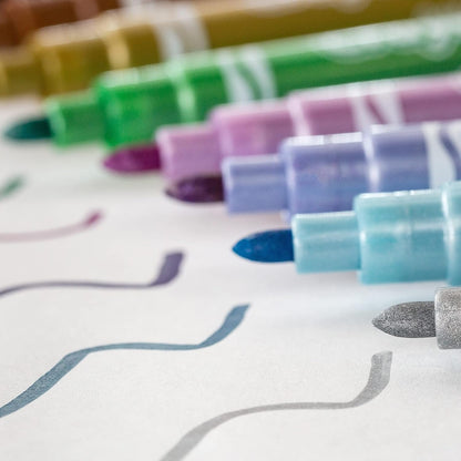 Crayola Metallic Markers, Art Supplies, 8 Count, Colors May Vary