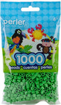 Bright Green Perler Beads for Kids Crafts, 1000 pcs