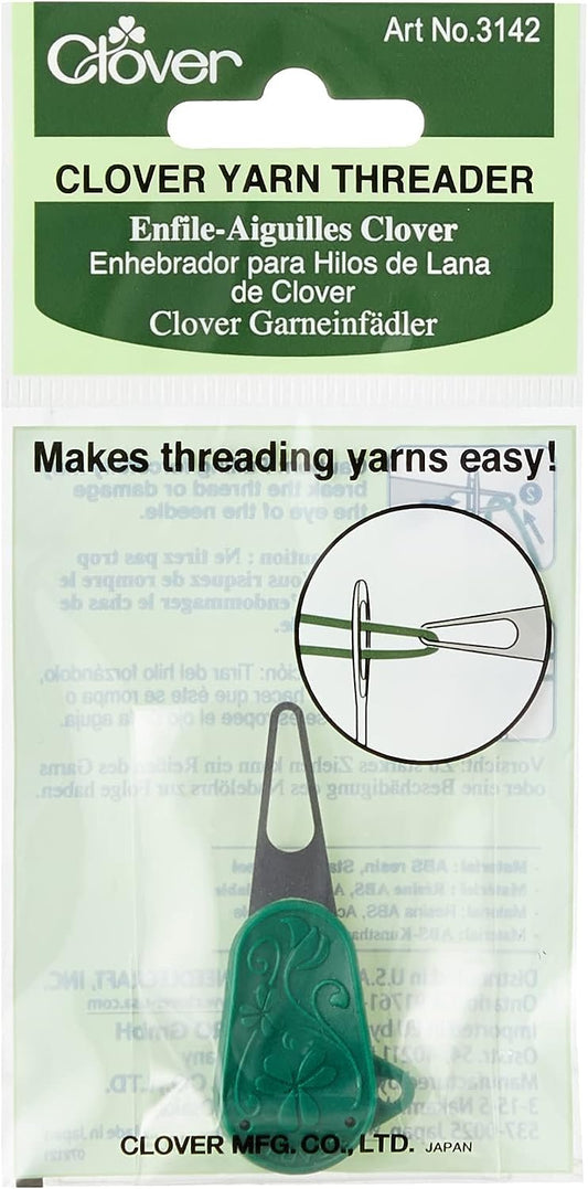Clover 3142 Yarn Threader,Dark green