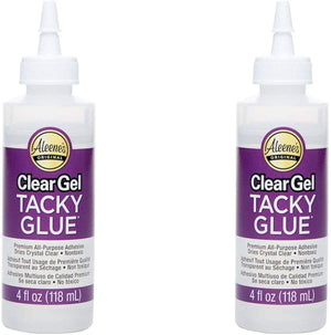 Aleene's Clear Gel Tacky Glue 4oz, Pack 2