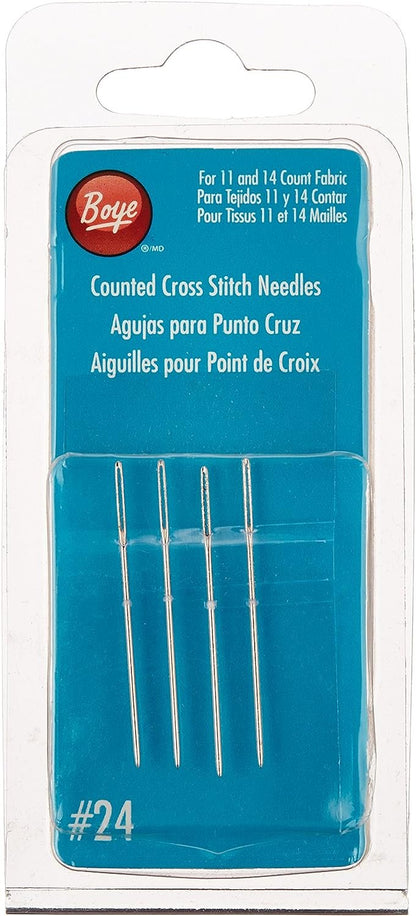 Boye Wright Products Boye Cross Stitch Hand Needles-Size 24 4/Pkg (3507503000M)