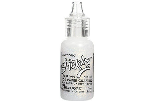 Ranger Stickles Glitter Glue 1/2-Ounce, Diamond