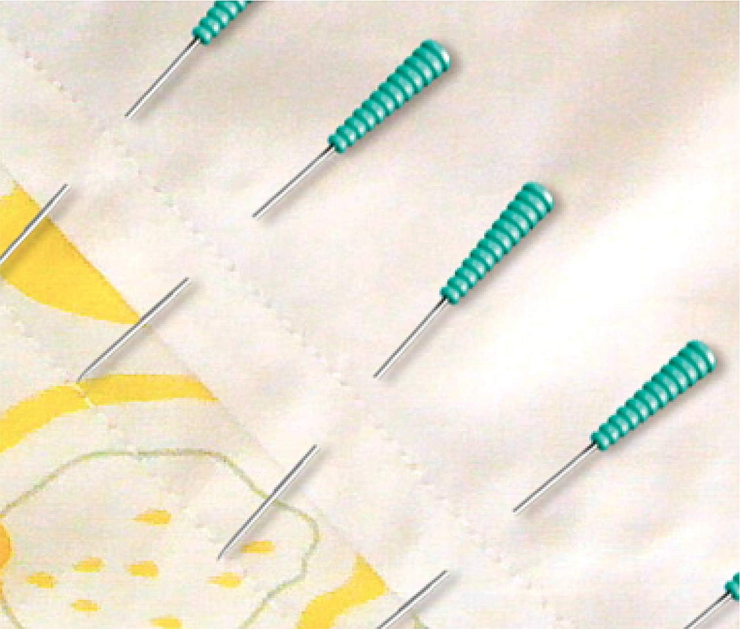 Taylor Seville Originals Comfort Grip Patchwork Fine Magic Pins-Sewing and Quilting Supplies and Notions-Sewing Notions-50 Count