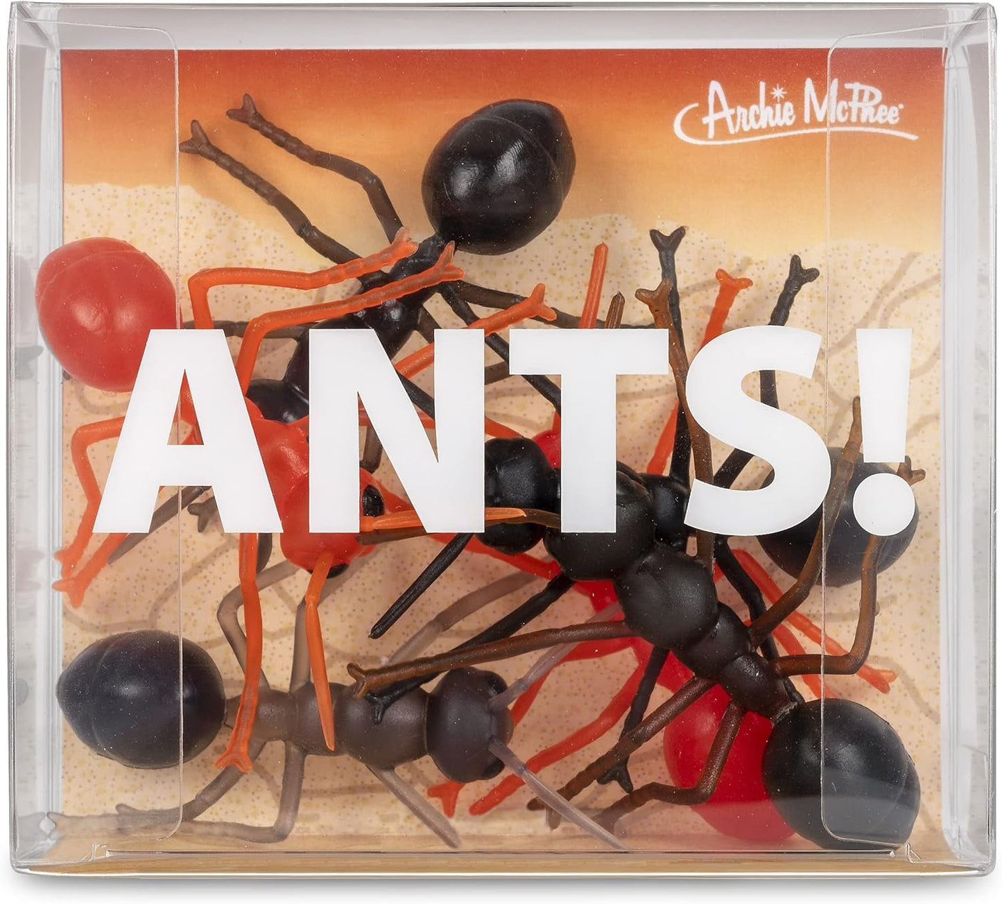Mcphee Accoutrements Archie Funny Gift Box of Novelty Ants (6 Pack)