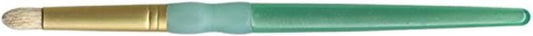 Royal Brush R9113-5/8 Crafter's Choice Bristle Dome Stencil Brush, 5/8-Inch, White