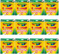 Crayola Broad Line Markers Bulk, 12 Marker Packs with 10 Colors, School Supplies, Gift for Kids