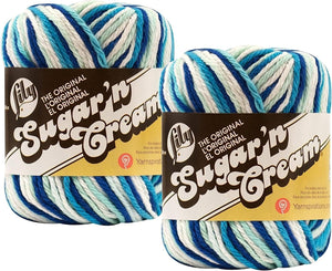 Bulk Buy: Lily Sugar 'n Cream 100% Cotton Yarn (2-Pack) ((Hippi #2122)