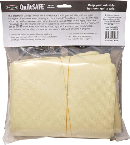 Sullivans 48513 Quiltsafe Storage Bag, 16" x 24" x 9"