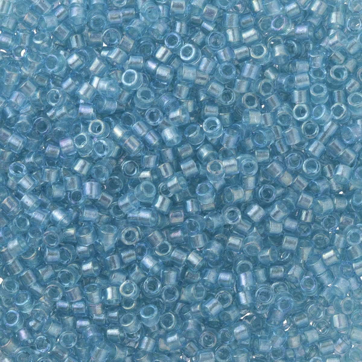 Delica Seed Beads Bundle: Size 11/0, Denim Blue Inside Color Lined Palette Collection DB2382, DB2383, DB2384